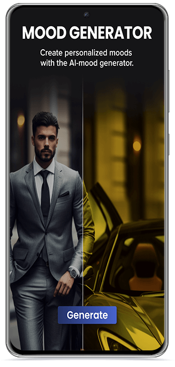 Moodify Mood generator using AI Editing